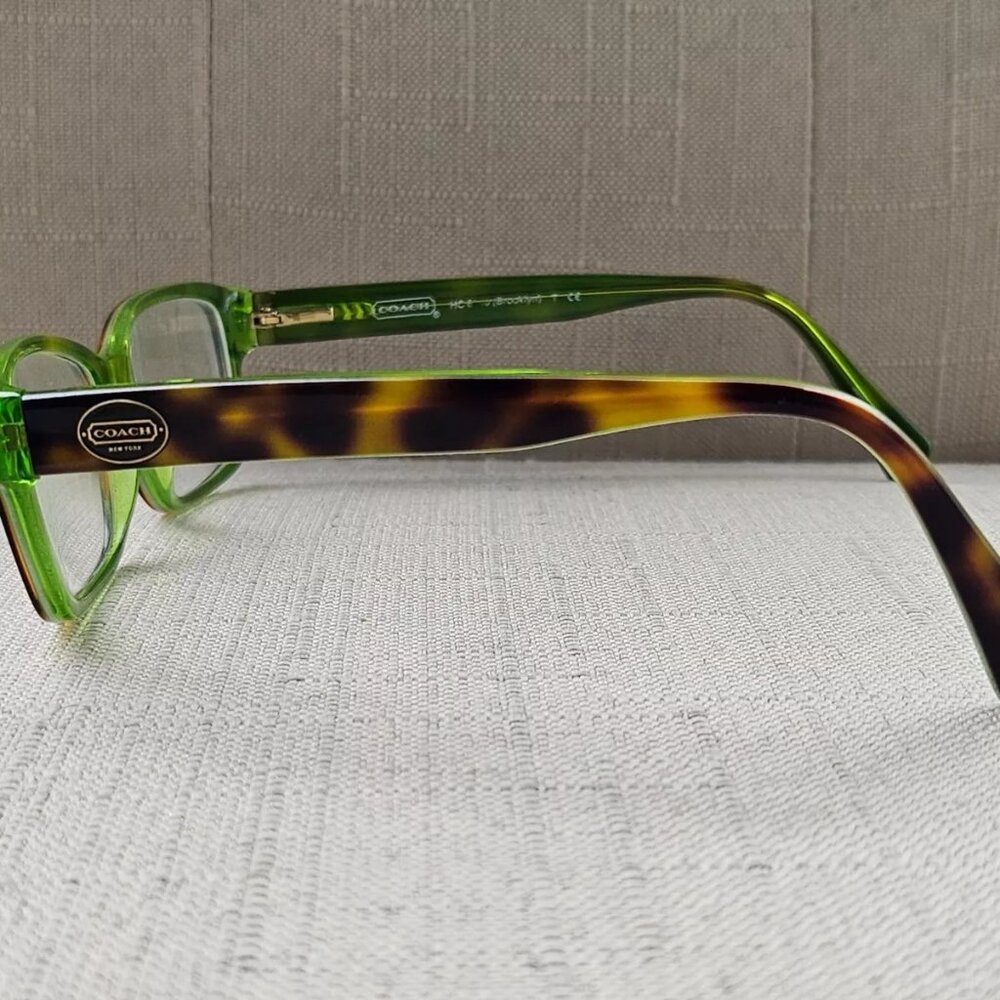 Coach New York Women Glasses Frame Brooklyn 5117 Green/Tortoise Eyeglasses 135 - Picture 11 of 11